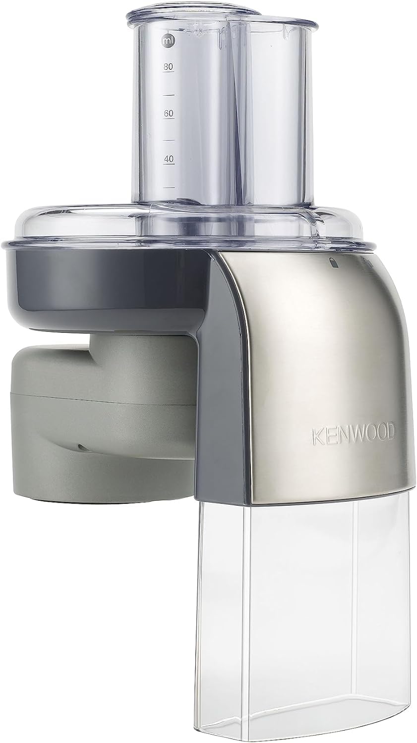 Kenwood Titanium Chef Baker KVC85.004SI Küchenmaschine mit integrierter Waage & Schnitzelwerk AT340, Zubehör für Kenwood Küchenmaschinen