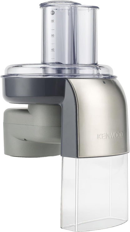 Kenwood Titanium Chef Baker KVC85.004SI Küchenmaschine mit integrierter Waage & Schnitzelwerk AT340, Zubehör für Kenwood Küchenmaschinen