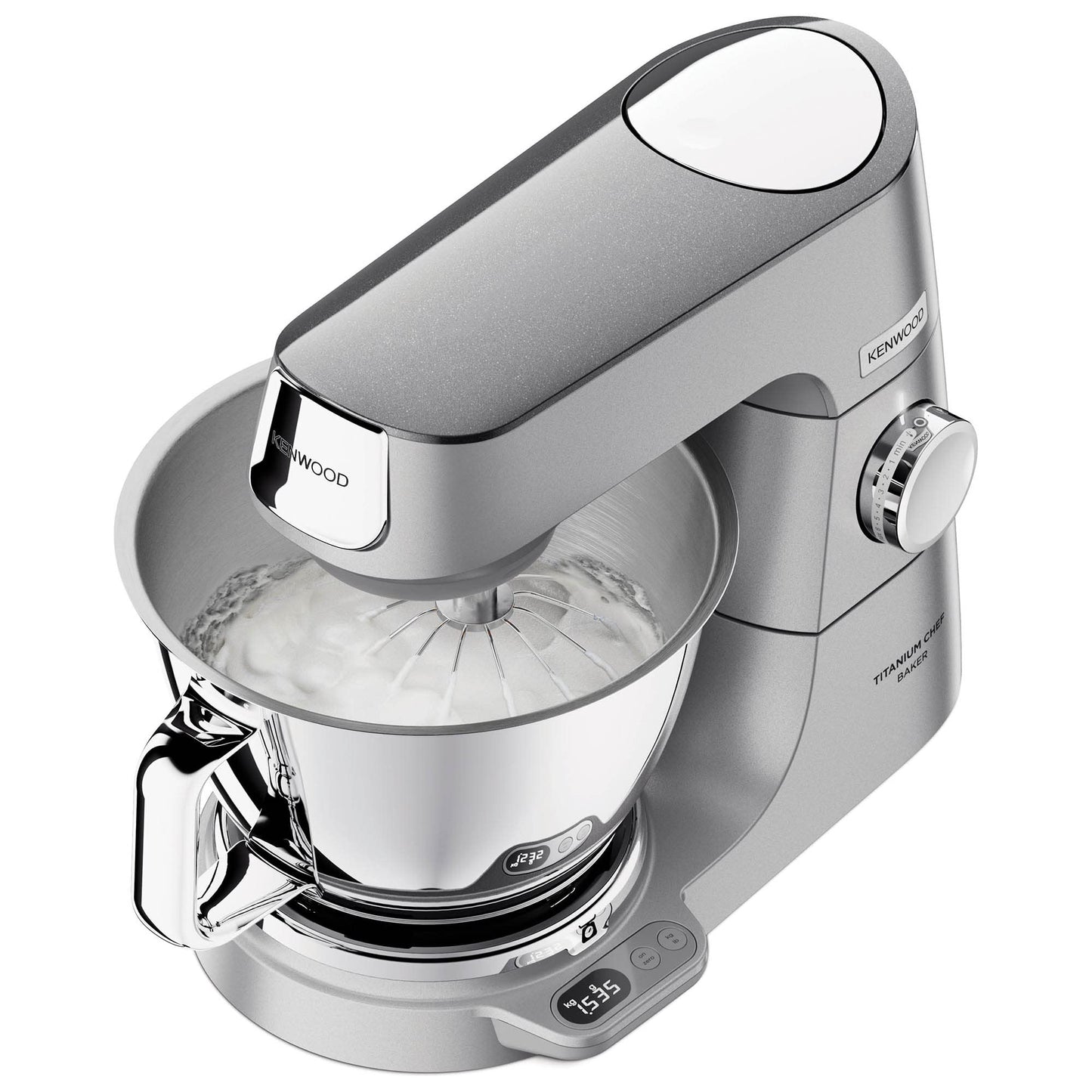 Kenwood Titanium Chef Baker KVC85.004SI Küchenmaschine mit integrierter Waage & MultiPro KAH65.000PL Multi-Zerkleinerer
