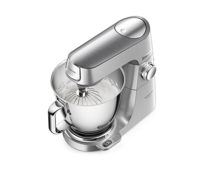 Kenwood Küchenmaschine Titanium Chef Baker XL KVL85.224SI, Küchenmaschine mit Waage, 7L & 5L Edelstahlschüssel, inkl. 6-teiligem Patisserie-Set, Mixaufsatz & Fleischwolf, 1200W, Silber