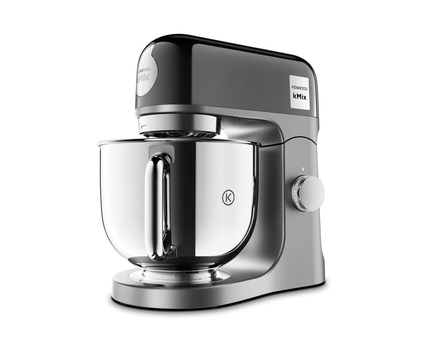 Kenwood kMix Editions KMX760BC Küchenmaschine, 5 l Edelstahl Schüssel, Safe-Use-Sicherheitssystem, Metallgehäuse, 1000 Watt, inkl. 3-Teiligem Patisserie-Set und Spritzschutz, Anthrazit
