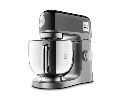 Kenwood kMix Editions KMX760BC Küchenmaschine, 5 l Edelstahl Schüssel, Safe-Use-Sicherheitssystem, Metallgehäuse, 1000 Watt, inkl. 3-Teiligem Patisserie-Set und Spritzschutz, Anthrazit
